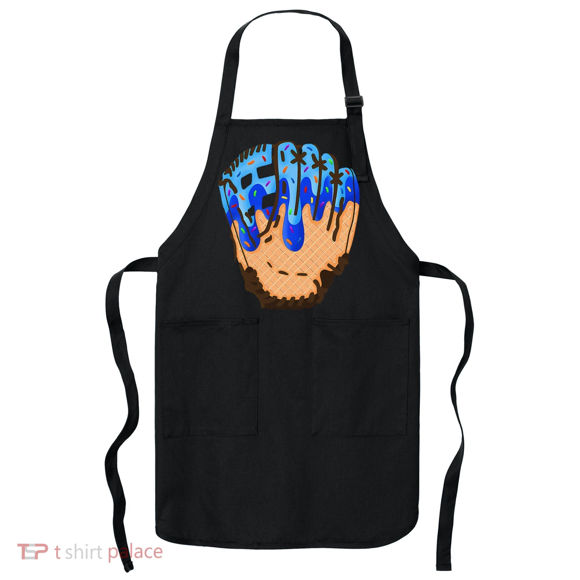 Ice Cream Cone Baseball Glove Drip Apron