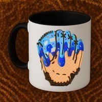 Ice Cream Cone Baseball Glove Drip Coffee Mug thumb 2