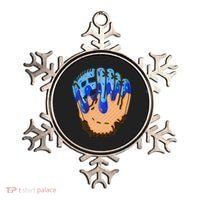 Ice Cream Cone Baseball Glove Drip Ornament thumb 0