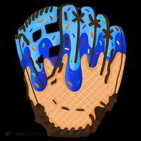 Ice Cream Cone Baseball Glove Drip Baby Bodysuit thumb 2