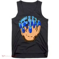 Ice Cream Cone Baseball Glove Drip Tank Top thumb 0