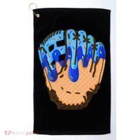 Ice Cream Cone Baseball Glove Drip Golf Towel thumb 0