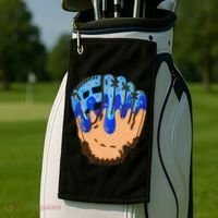 Ice Cream Cone Baseball Glove Drip Golf Towel thumb 2