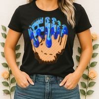 Ice Cream Cone Baseball Glove Drip Women's T-Shirt thumb 2