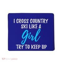 I Cross Country Ski Like A Great Gift Strong Gift Meaningful Gift Mousepad thumb 0