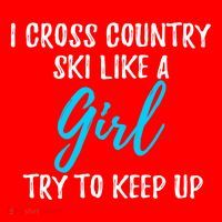 I Cross Country Ski Like A Great Gift Strong Gift Meaningful Gift Santa Hat thumb 1