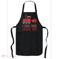I Choo Choo Choose You Valentines Day Train Apron thumb 0
