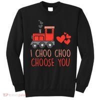 I Choo Choo Choose You Valentines Day Train Sweatshirt thumb 0