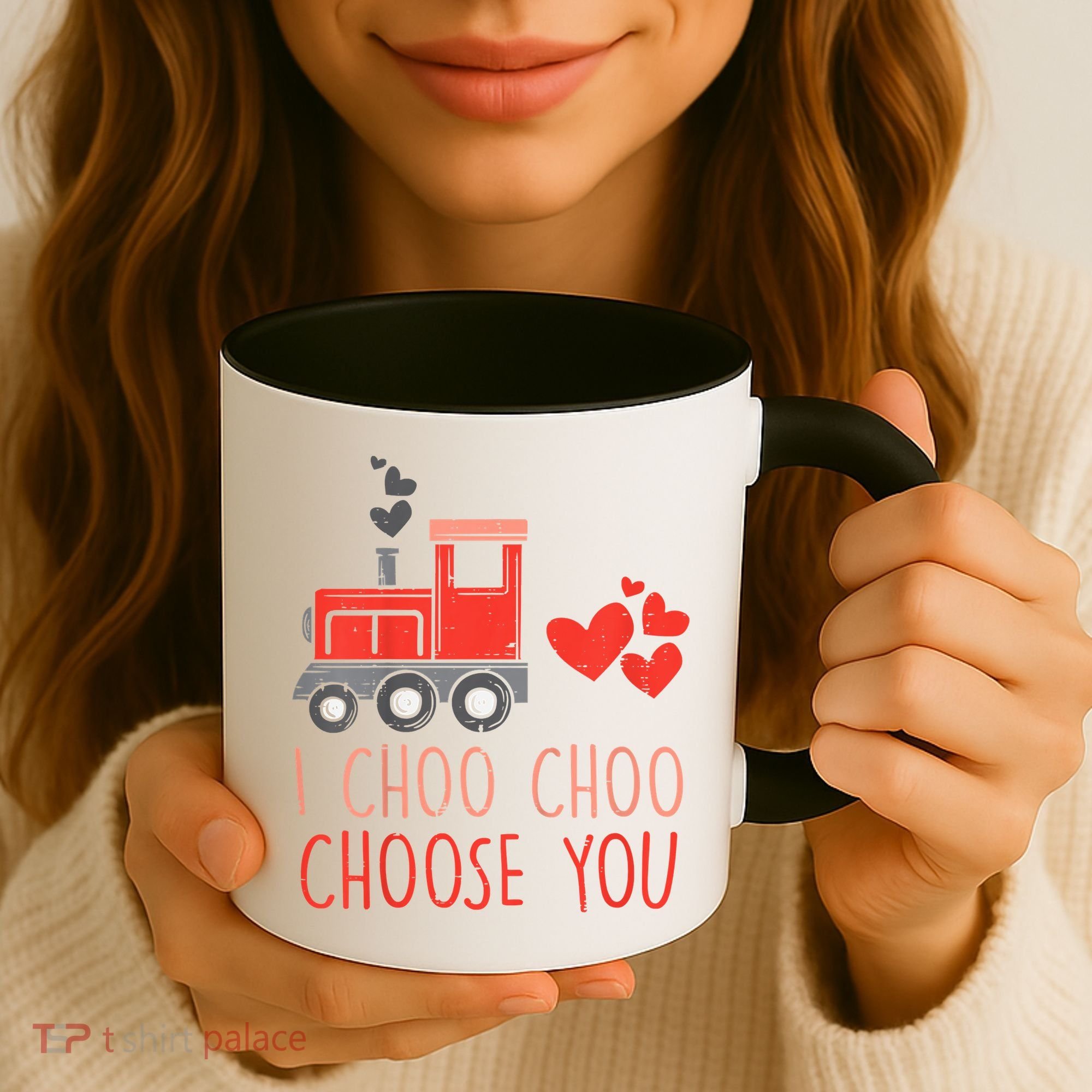 I Choo Choo Choose You Valentines Day Train Coffee Mug