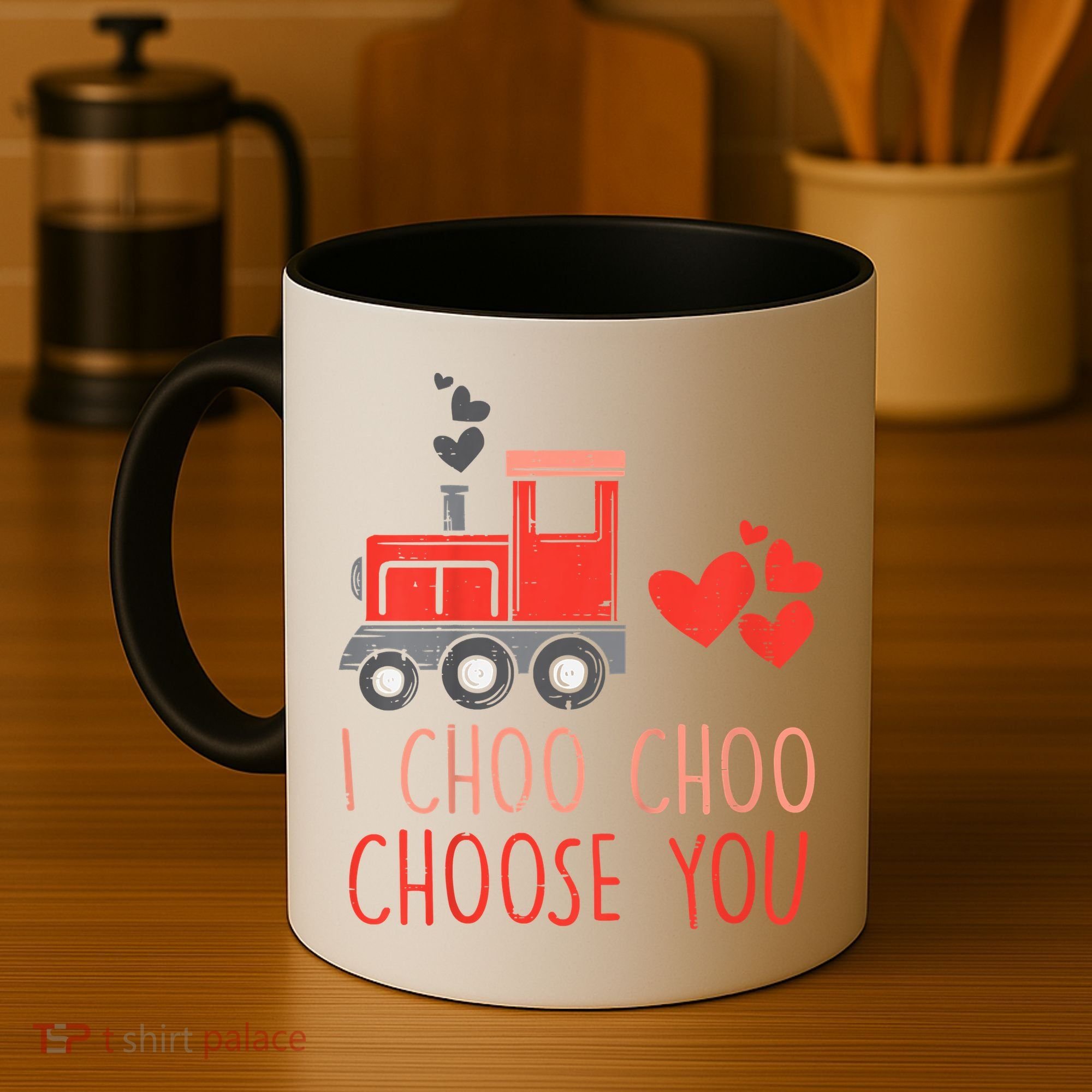 I Choo Choo Choose You Valentines Day Train Coffee Mug