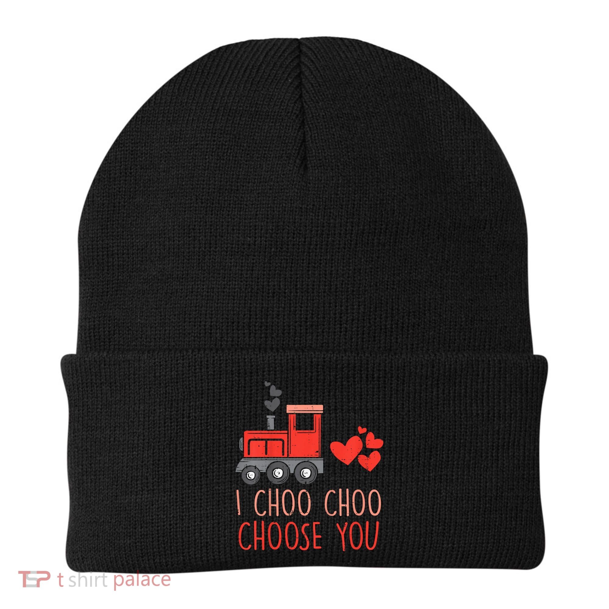 I Choo Choo Choose You Valentines Day Train Beanie