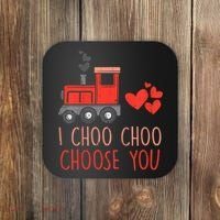I Choo Choo Choose You Valentines Day Train Coaster thumb 0