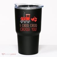 I Choo Choo Choose You Valentines Day Train Tumbler thumb 0