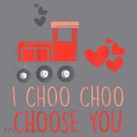 I Choo Choo Choose You Valentines Day Train Long Sleeve Shirt thumb 2