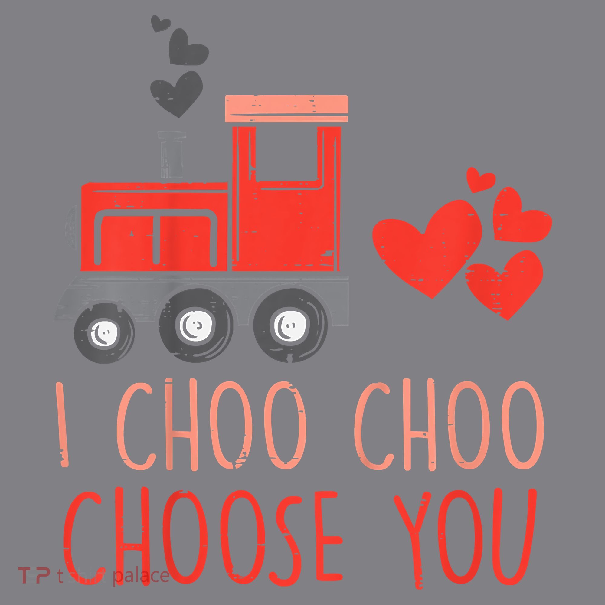 I Choo Choo Choose You Valentines Day Train Women's Hoodie