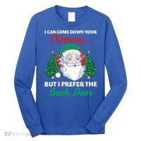 I Can Come Down Your Chimney Funny Dirty Santa Jokes Adult Cool Gift Long Sleeve Shirt thumb 0