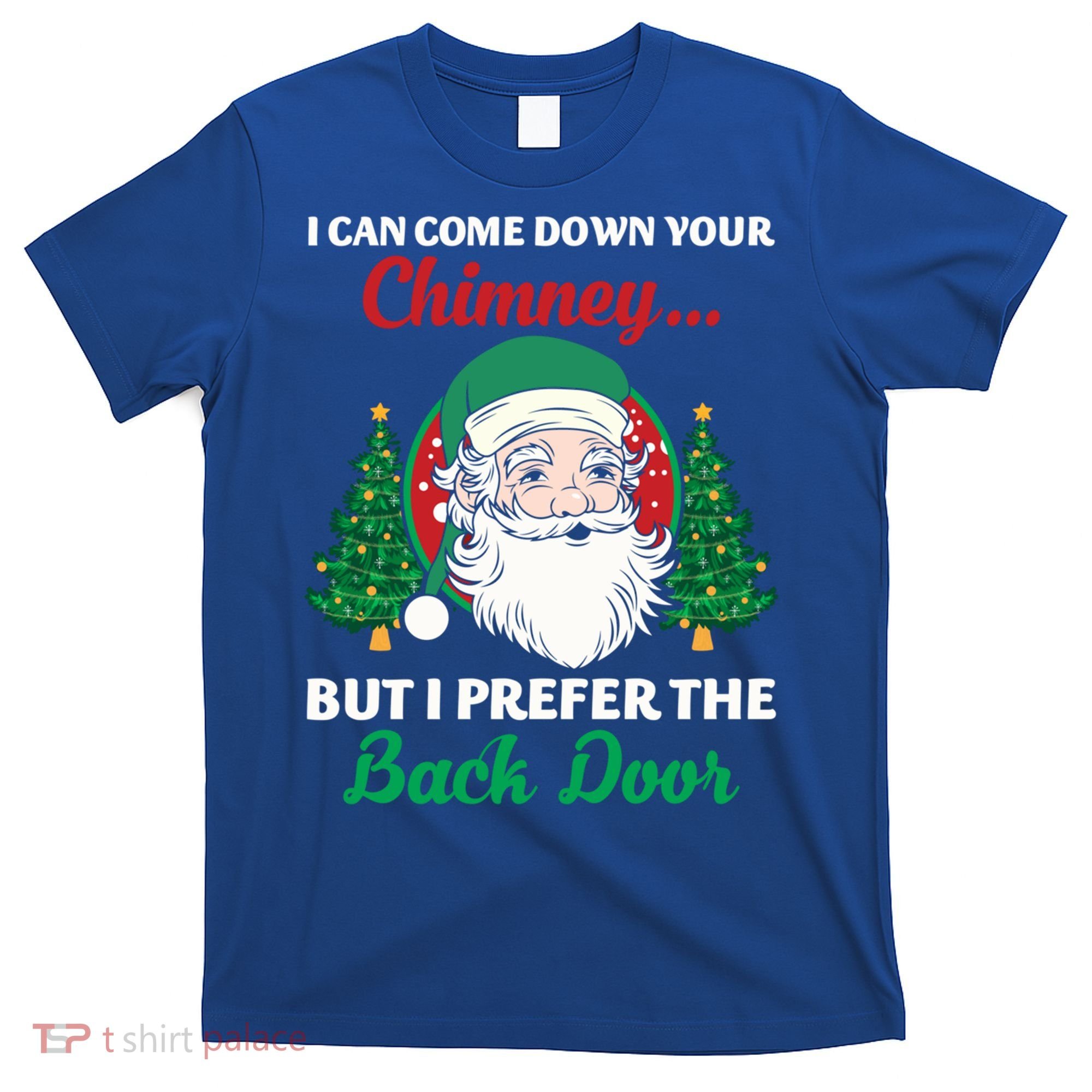 I Can Come Down Your Chimney Funny Dirty Santa Jokes Adult Cool Gift T-Shirt