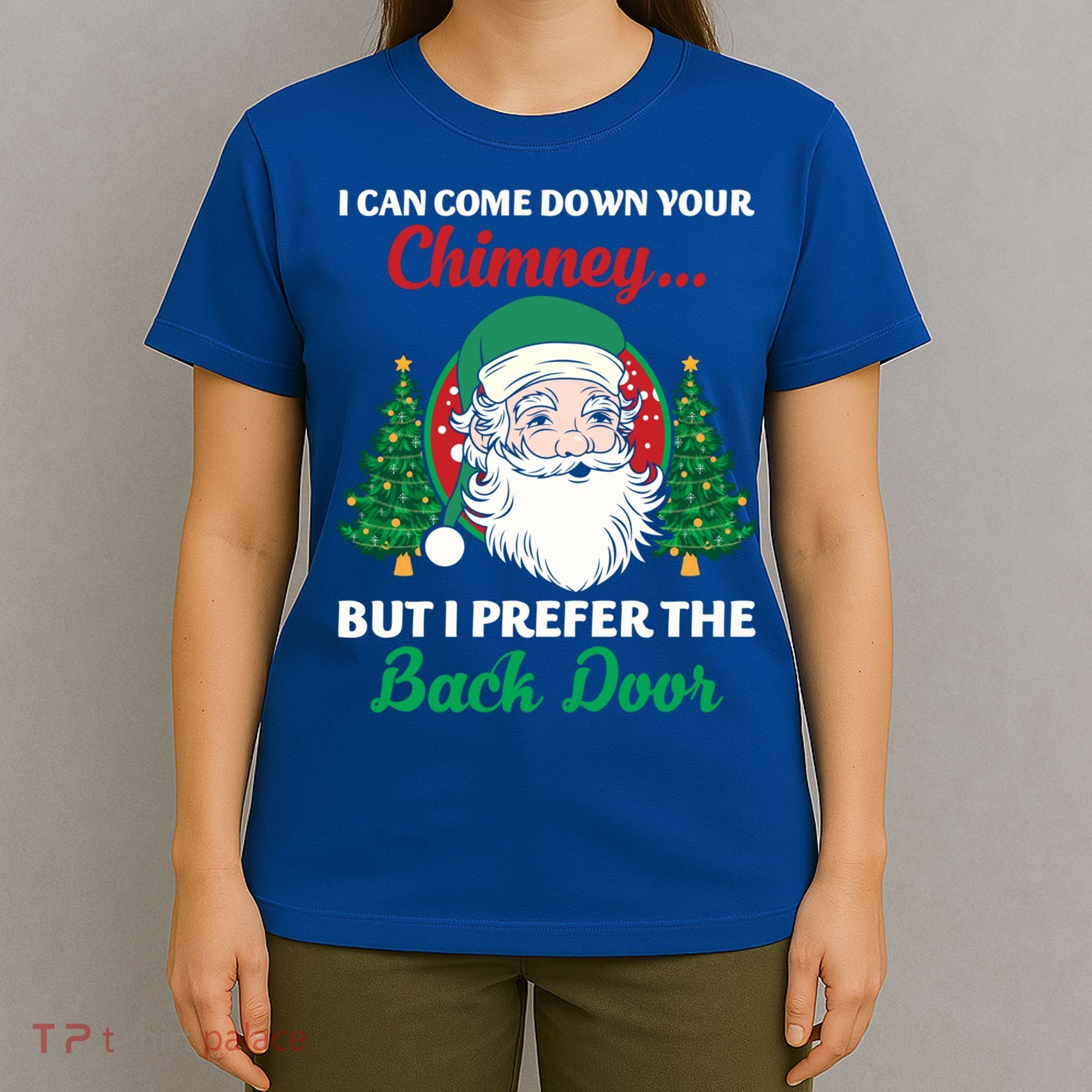 I Can Come Down Your Chimney Funny Dirty Santa Jokes Adult Cool Gift T-Shirt