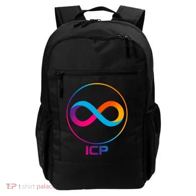 Internet Computer Cryptocurrency Logo Backpack