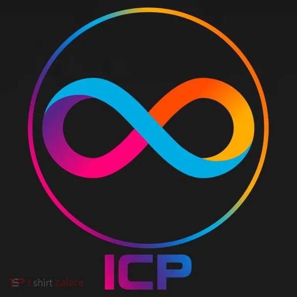 Internet Computer Cryptocurrency Logo Backpack