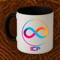 Internet Computer Cryptocurrency Logo Coffee Mug thumb 2