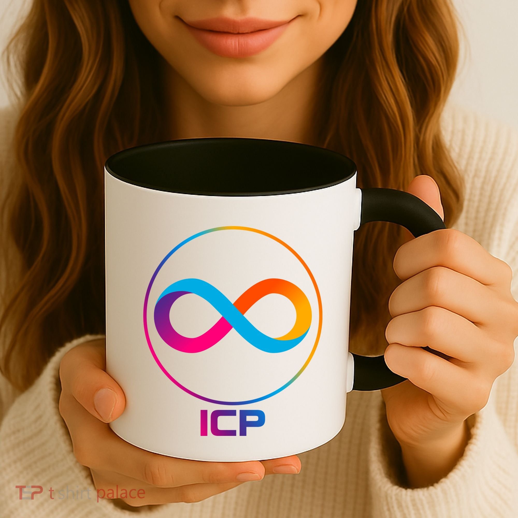 Internet Computer Cryptocurrency Logo Coffee Mug