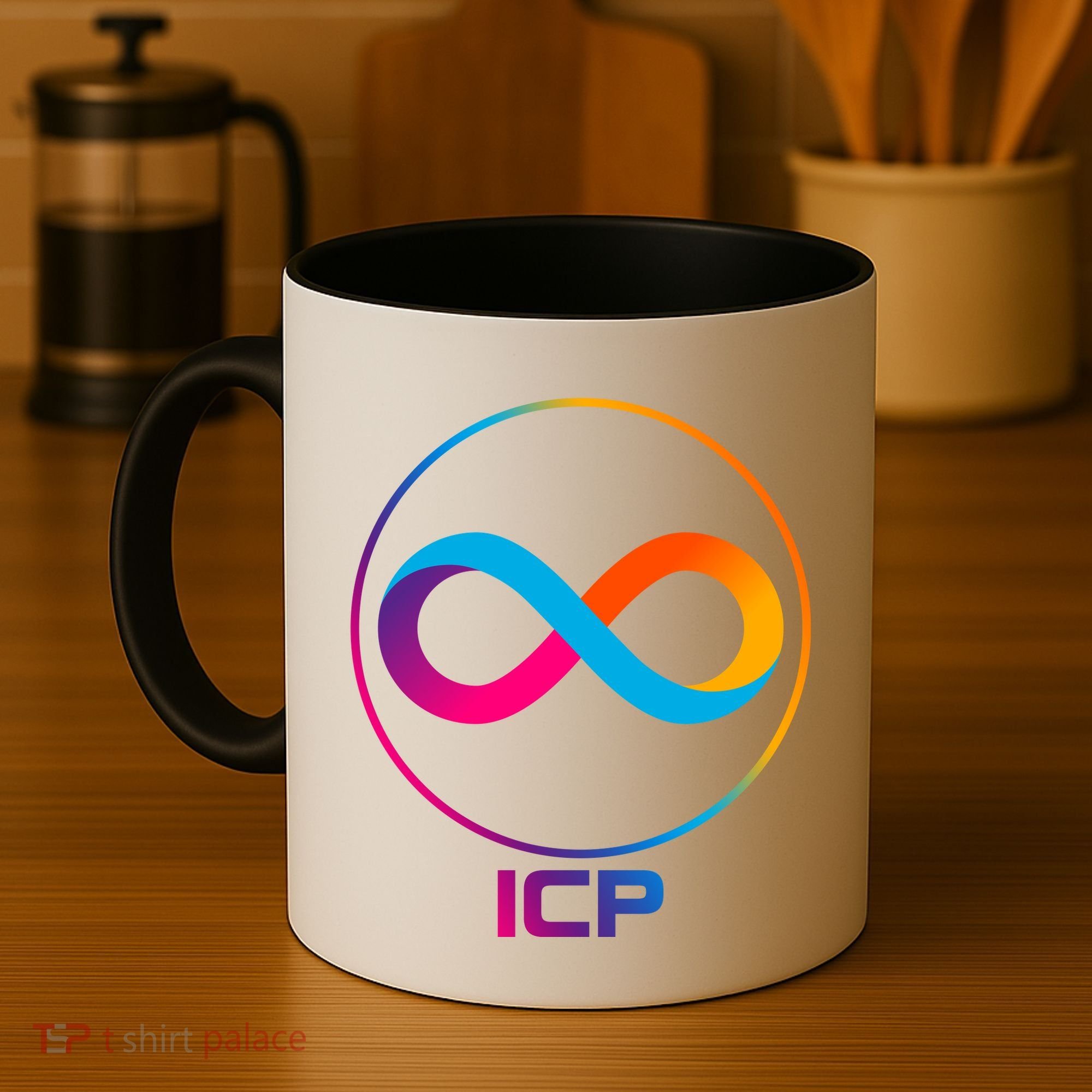 Internet Computer Cryptocurrency Logo Coffee Mug