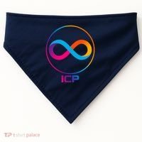 Internet Computer Cryptocurrency Logo USA-Made Doggie Bandana thumb 0
