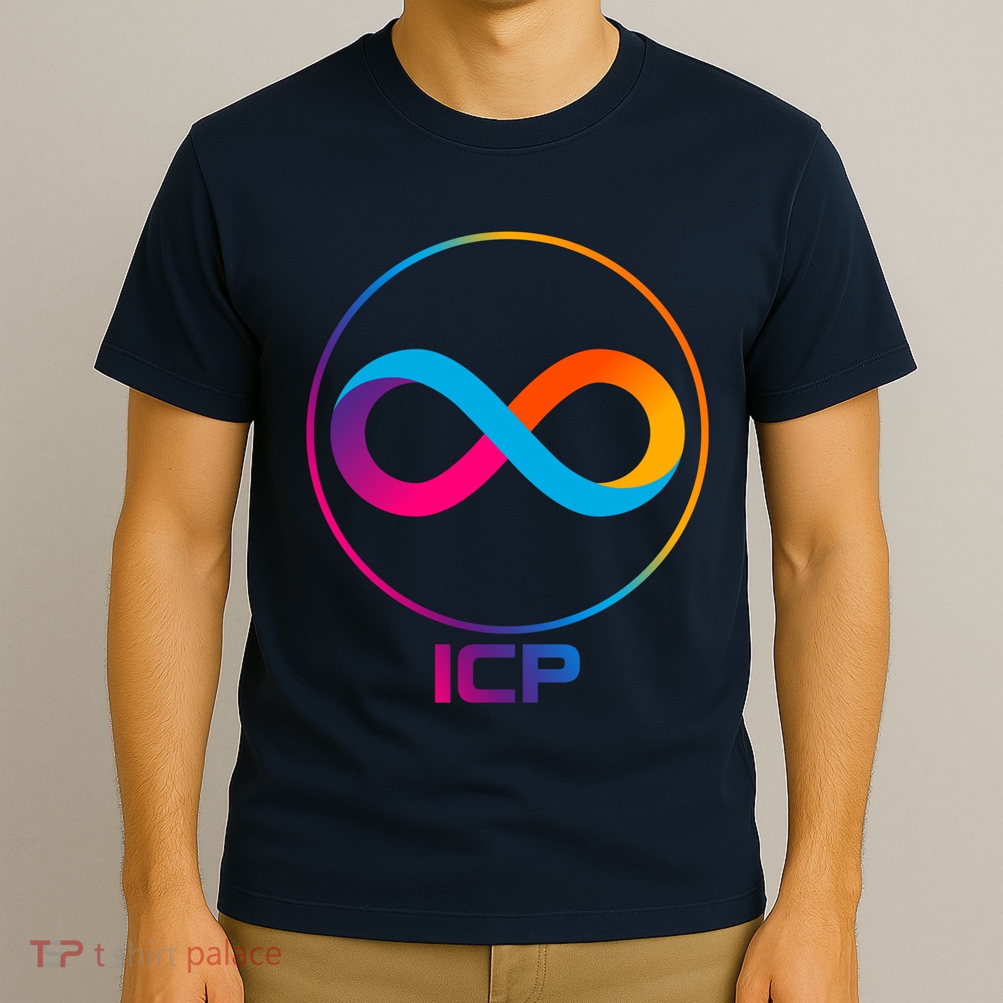 Internet Computer Cryptocurrency Logo T-Shirt