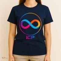 Internet Computer Cryptocurrency Logo T-Shirt thumb 4