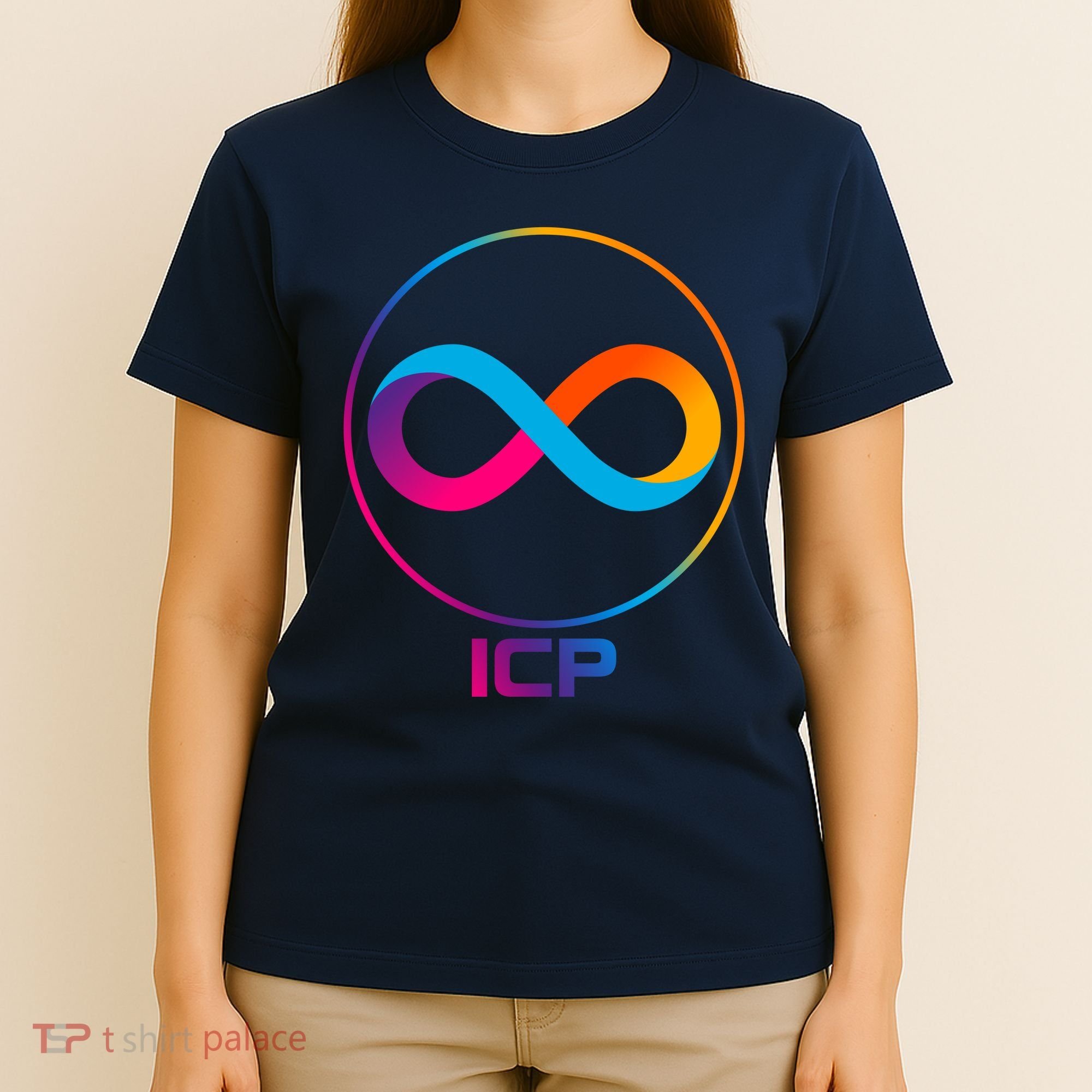 Internet Computer Cryptocurrency Logo T-Shirt