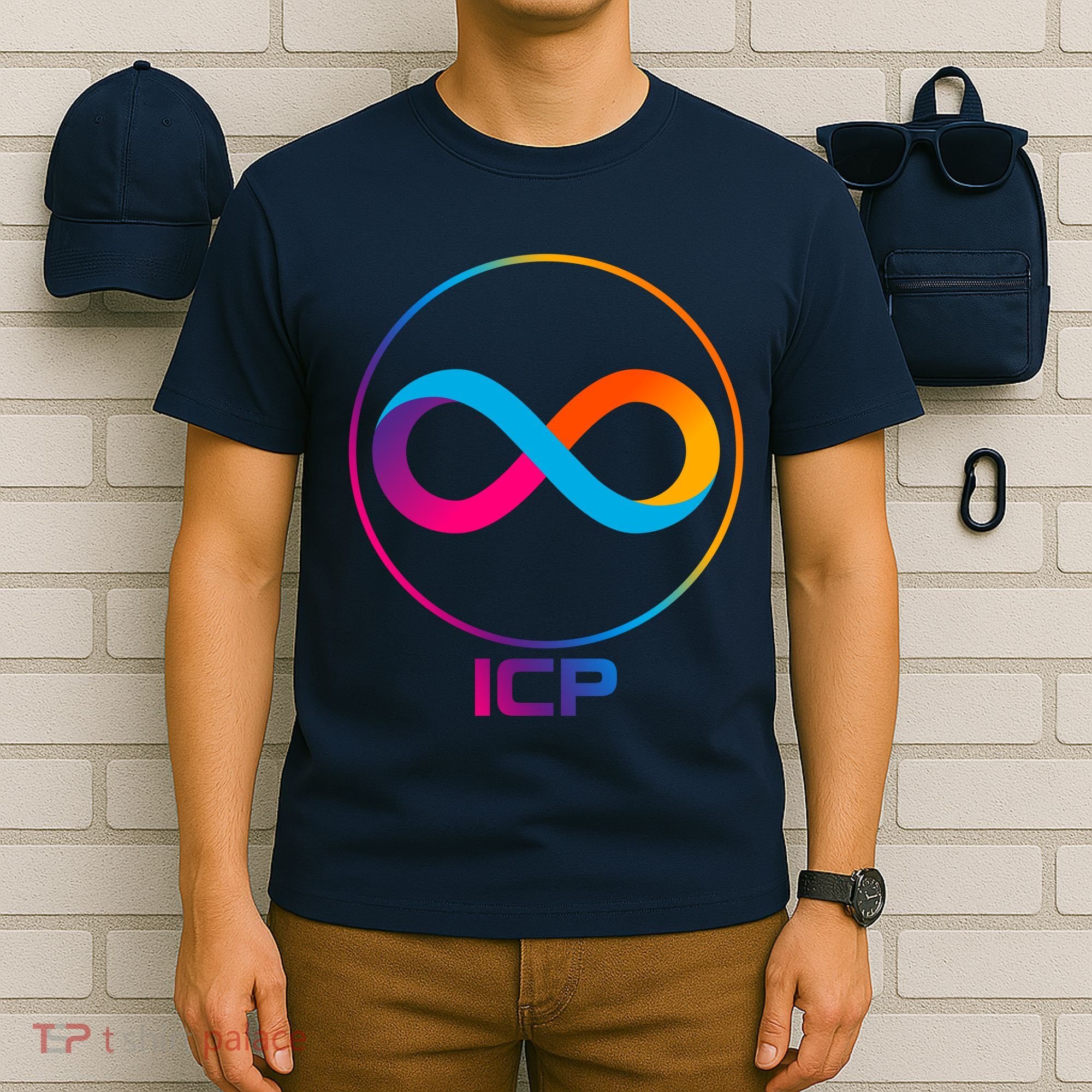 Internet Computer Cryptocurrency Logo T-Shirt