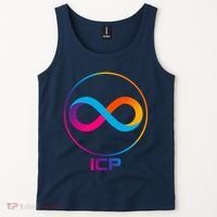Internet Computer Cryptocurrency Logo Tank Top thumb 2