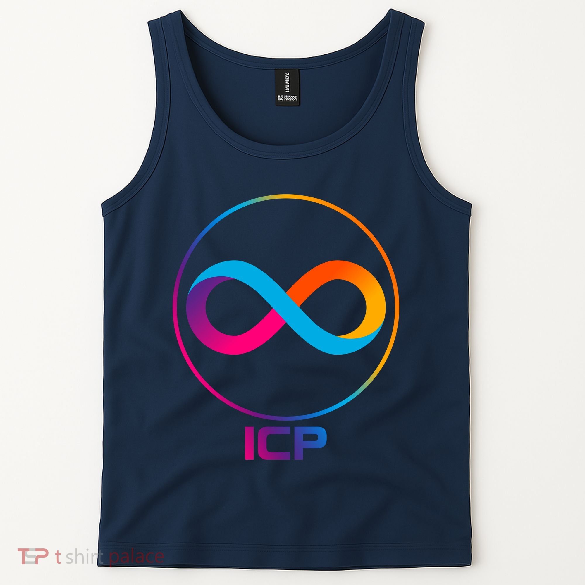 Internet Computer Cryptocurrency Logo Tank Top