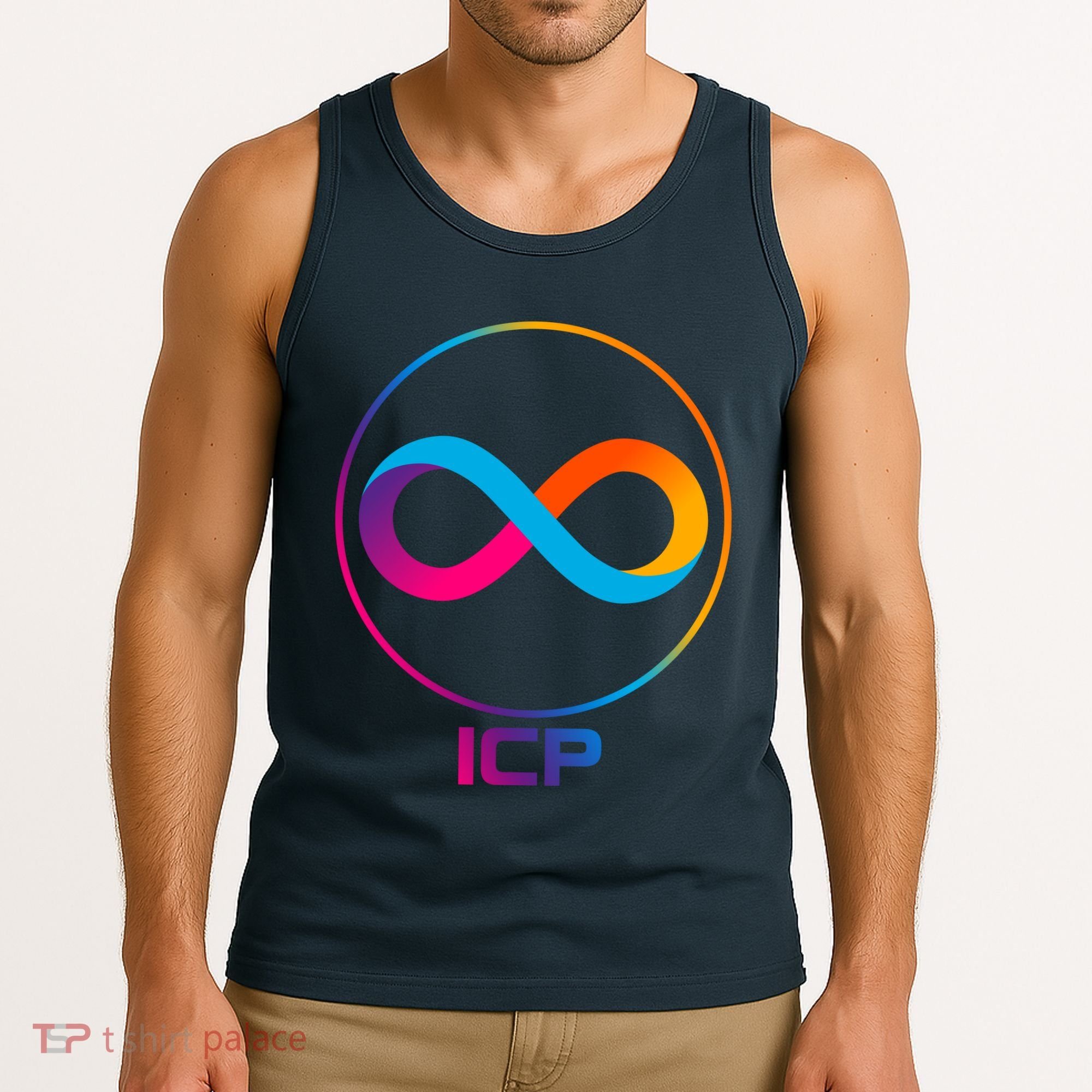 Internet Computer Cryptocurrency Logo Tank Top