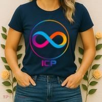 Internet Computer Cryptocurrency Logo Women's T-Shirt thumb 2