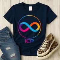 Internet Computer Cryptocurrency Logo Women's T-Shirt thumb 3