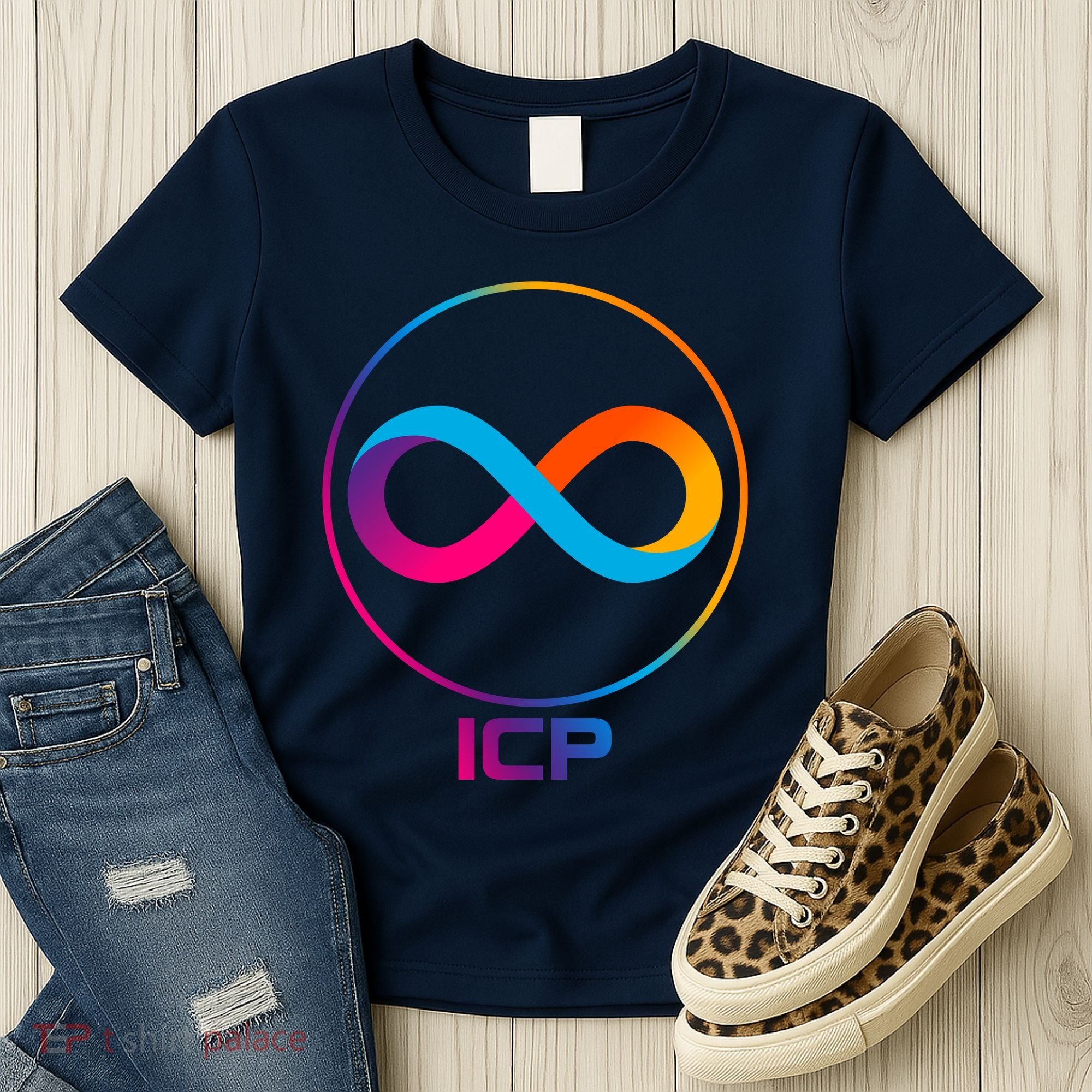 Internet Computer Cryptocurrency Logo Women's T-Shirt