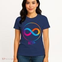 Internet Computer Cryptocurrency Logo Women's T-Shirt thumb 4