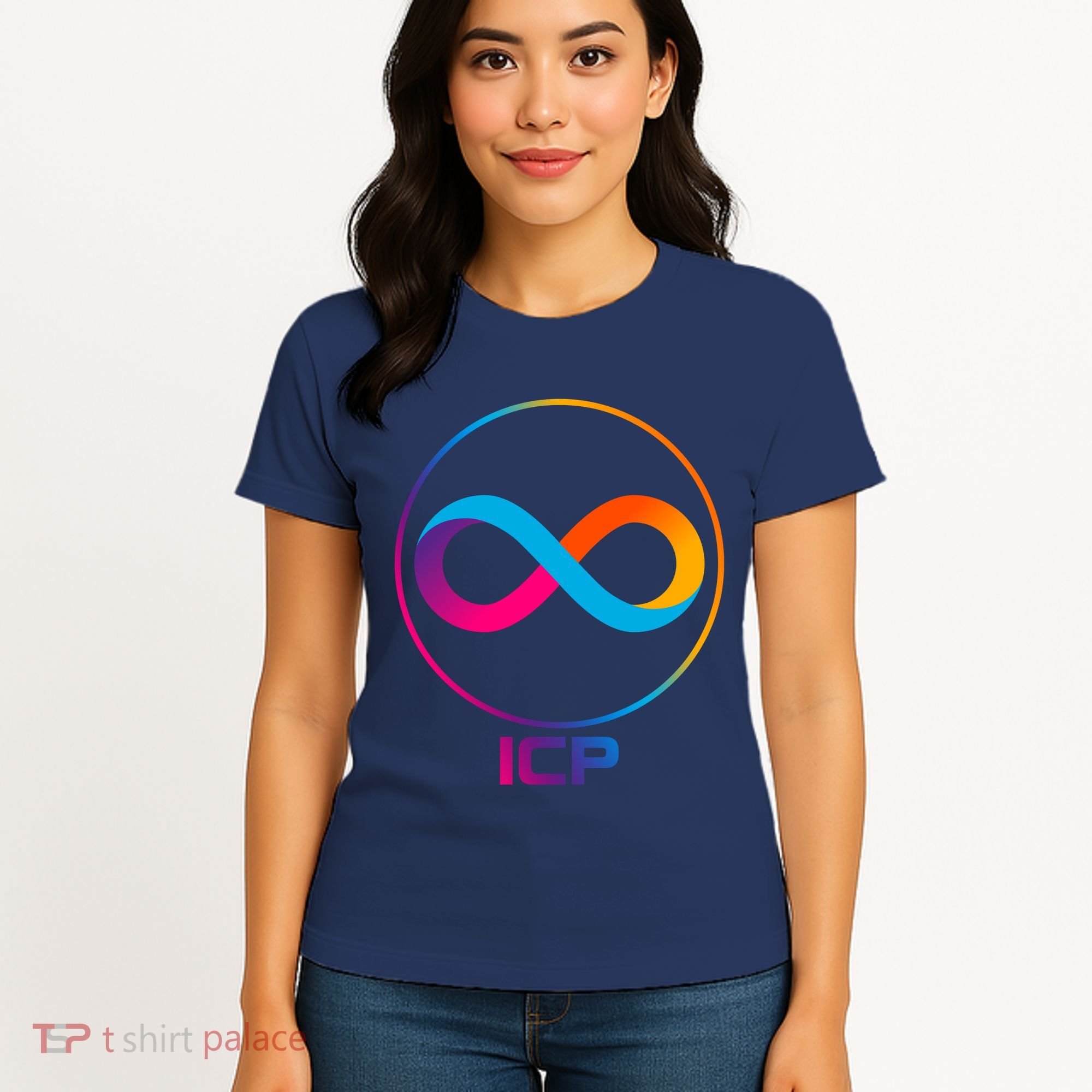 Internet Computer Cryptocurrency Logo Women's T-Shirt