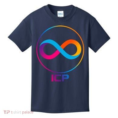 Internet Computer Cryptocurrency Logo Kids T-Shirt