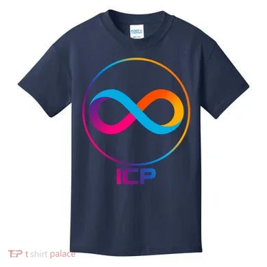 Internet Computer Cryptocurrency Logo Kids T-Shirt