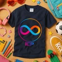 Internet Computer Cryptocurrency Logo Kids T-Shirt thumb 3