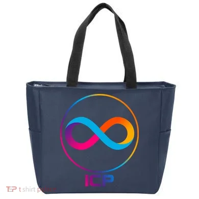 Internet Computer Cryptocurrency Logo Tote Bag