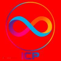 Internet Computer Cryptocurrency Logo Santa Hat thumb 1