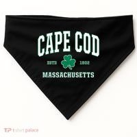 Irish Cape Cod Cute Gift St Patricks Day Gift Mass Usa USA-Made Doggie Bandana thumb 0