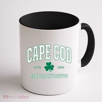 Irish Cape Cod Cute Gift St Patricks Day Gift Mass Usa Coffee Mug thumb 1