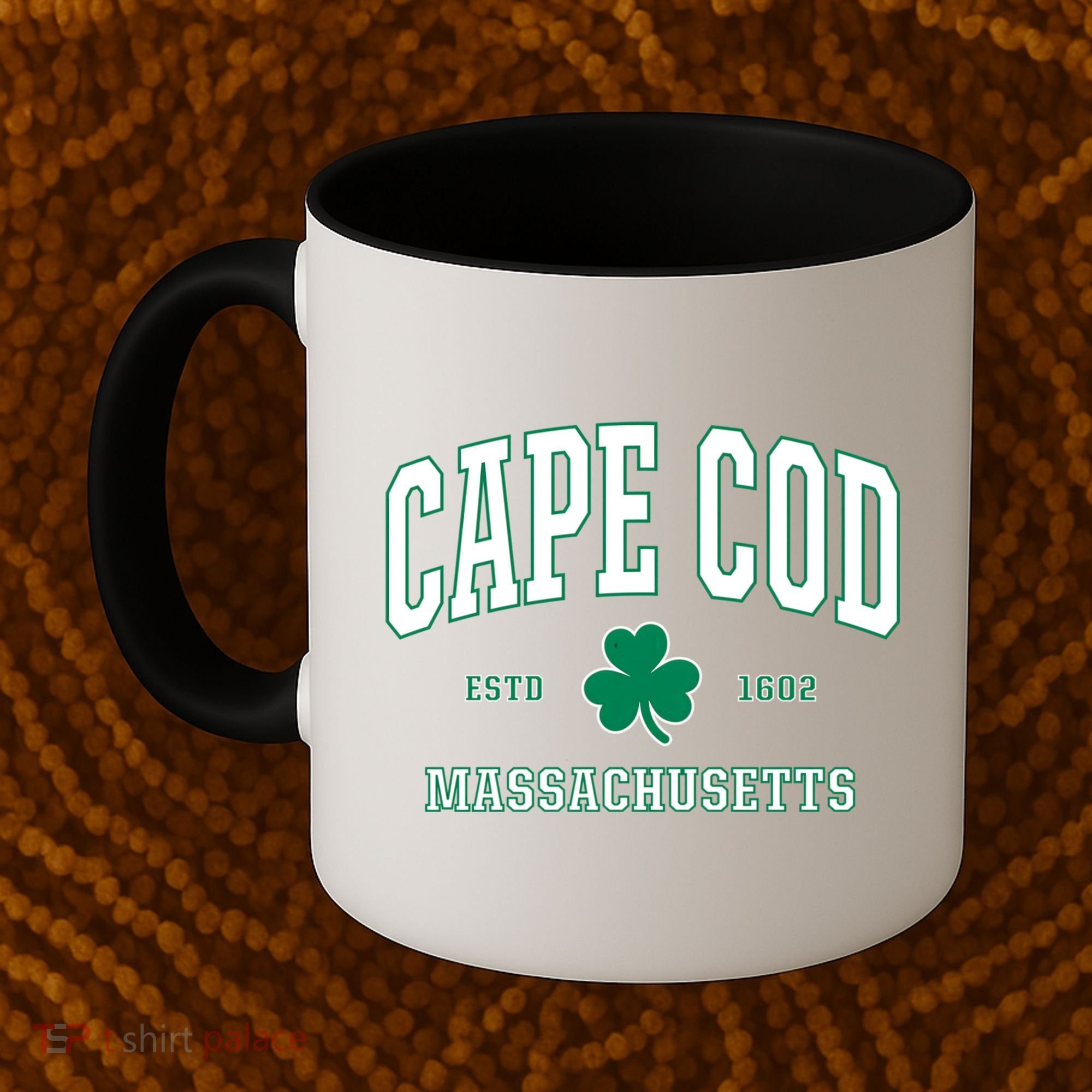 Irish Cape Cod Cute Gift St Patricks Day Gift Mass Usa Coffee Mug