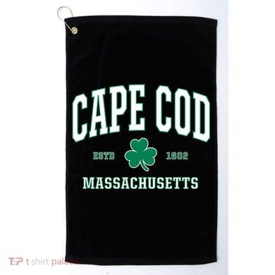 Irish Cape Cod Cute Gift St Patricks Day Gift Mass Usa Golf Towel