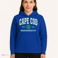Irish Cape Cod Cute Gift St Patricks Day Gift Mass Usa Hoodie thumb 5
